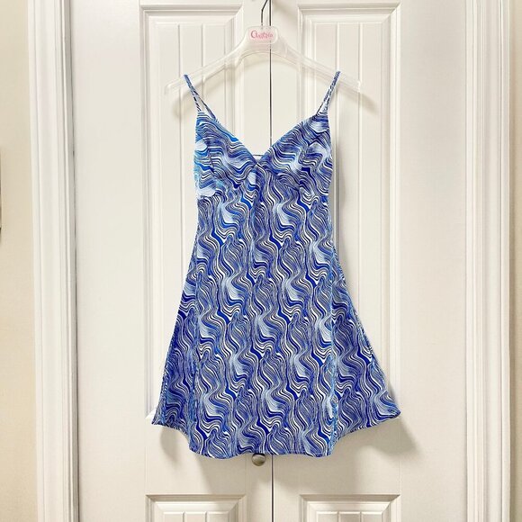 Forever 21 Psychedelic Print Mini Dress Blue – XS - Picture 4 of 16
